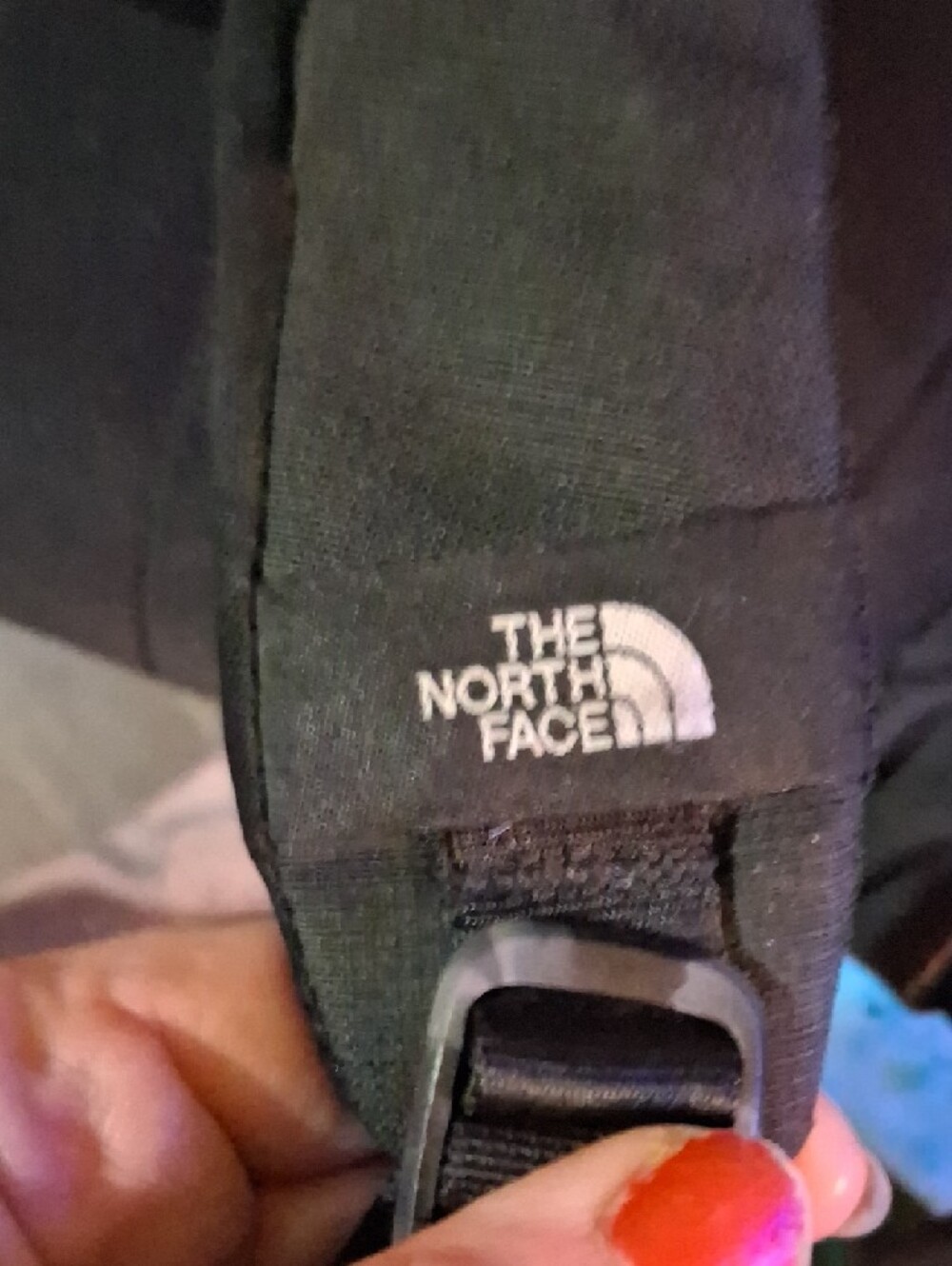 The North Face Black Backpack with Gold Logo Plenty Of Room On This Bag - Picture 2 of 6